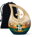 10-inch football Urn 