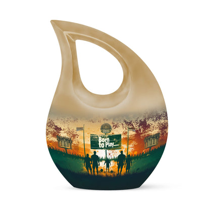 10-inch football Urn 