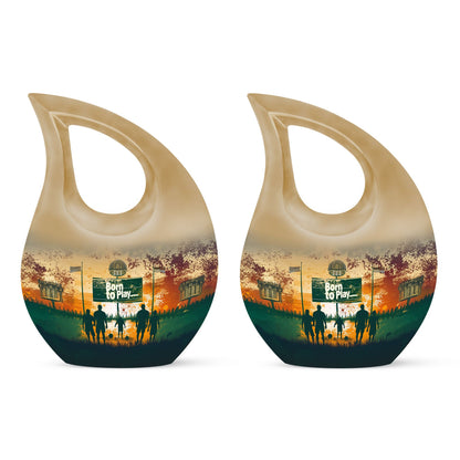 10-inch football Urn 