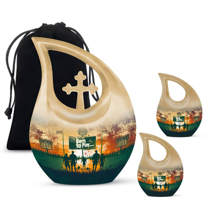 10-inch football Urn 
