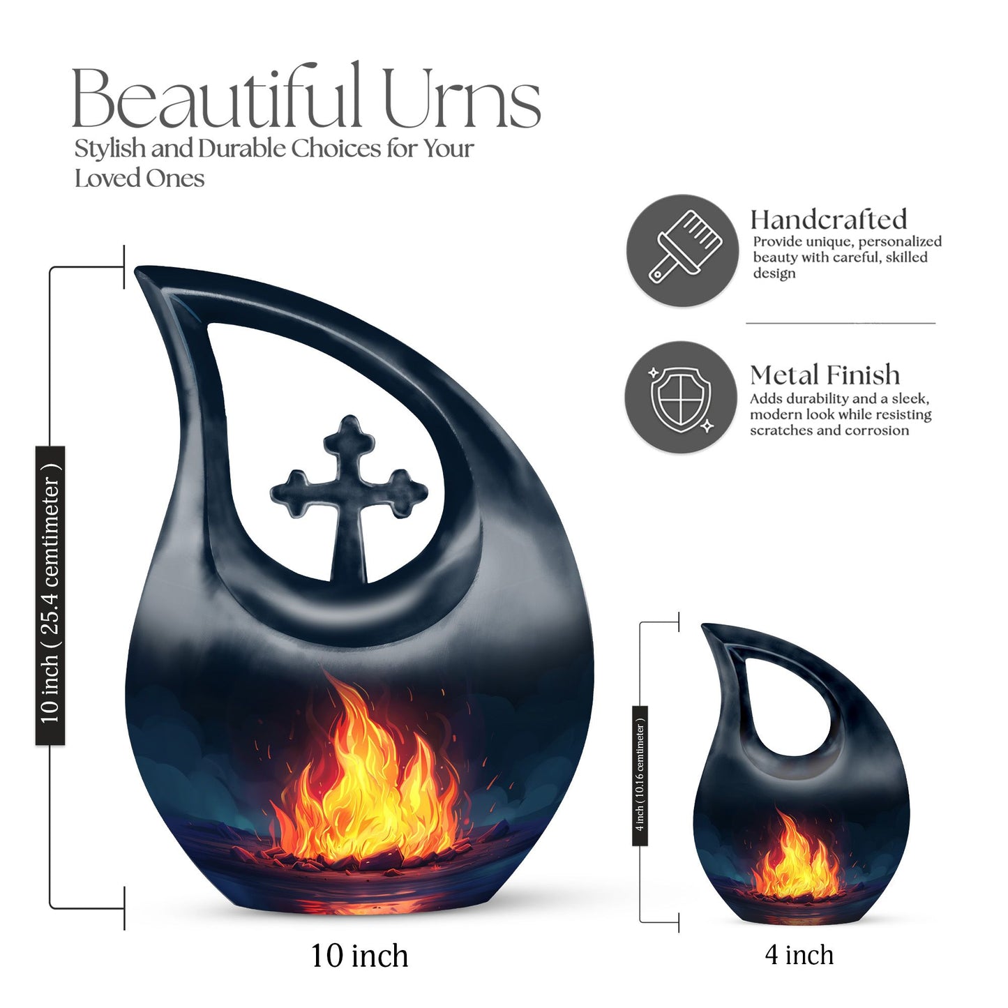 10-inch Bornfire Urn, 
