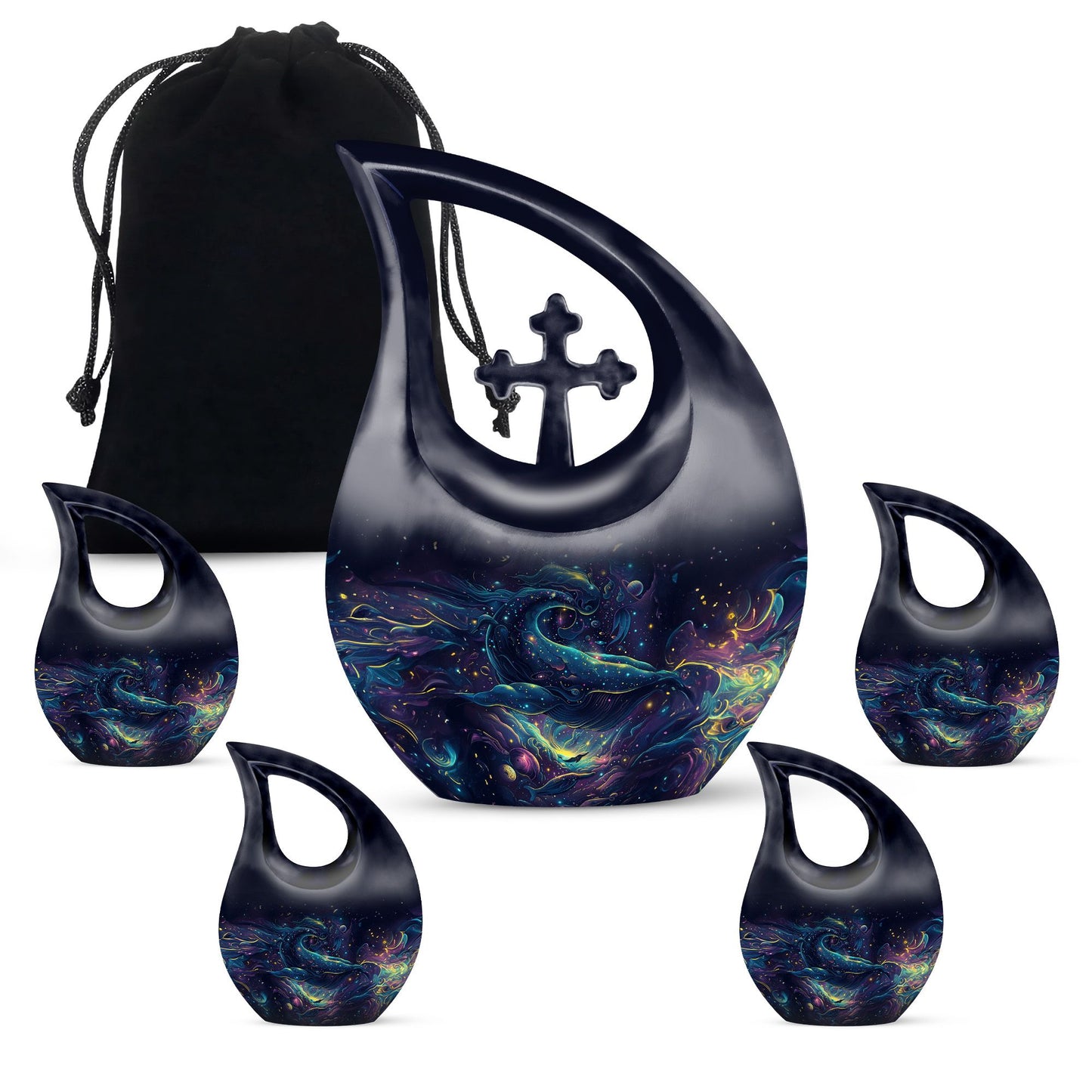 Fish-themed Cross Drop design, 