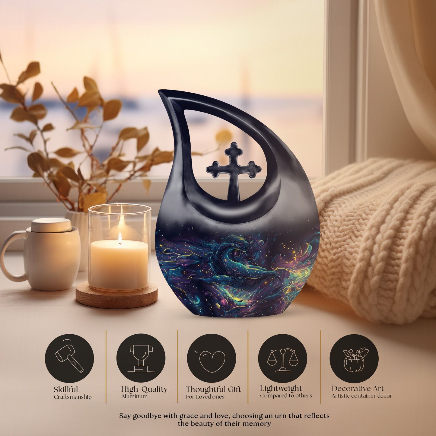 Fish-themed Cross Drop design, 