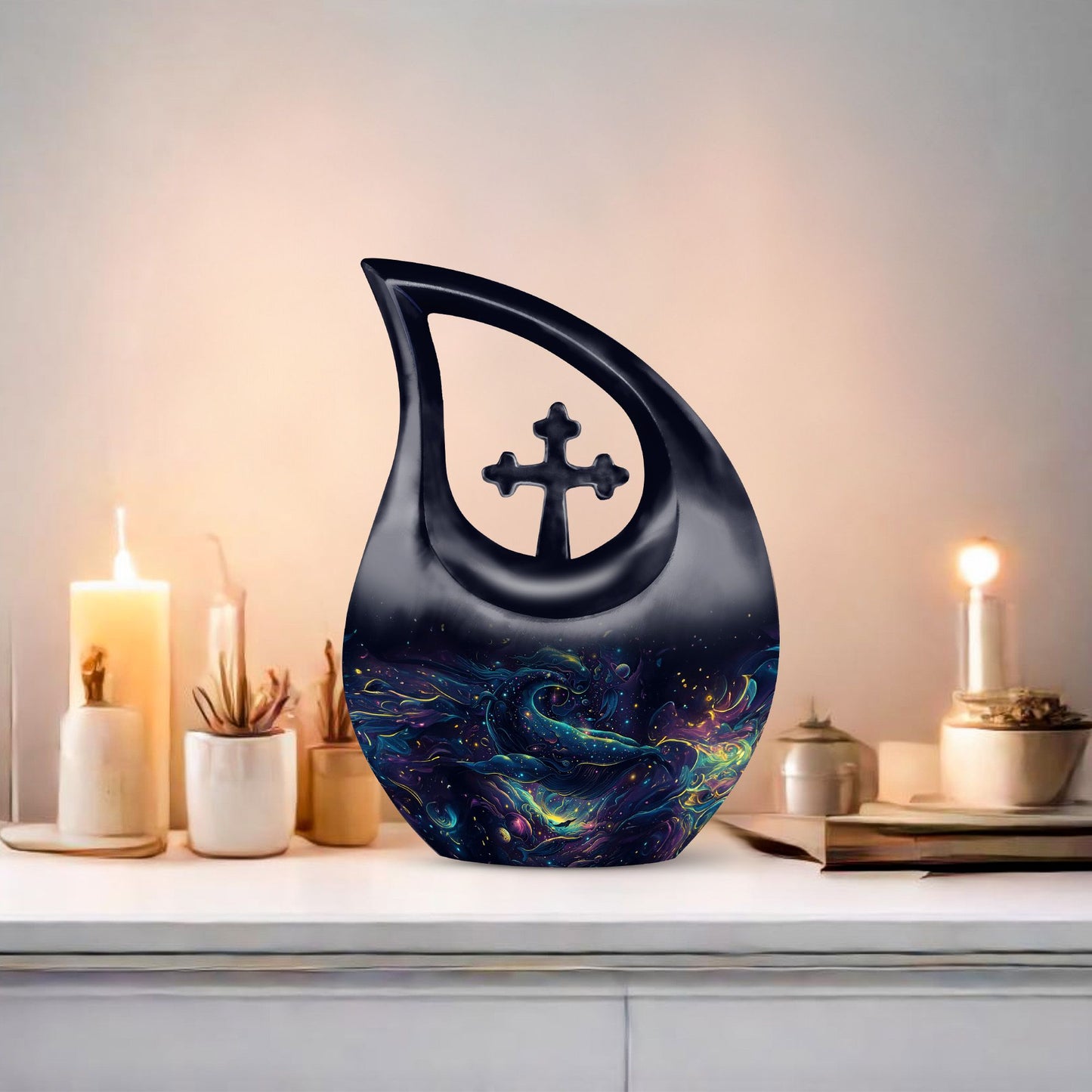Fish-themed Cross Drop design, 