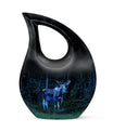 Moose Walking Urn