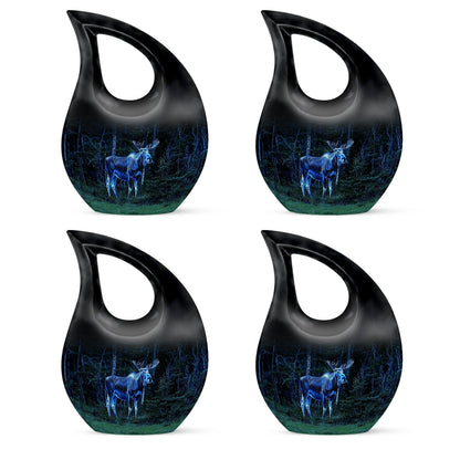Moose Walking Urn