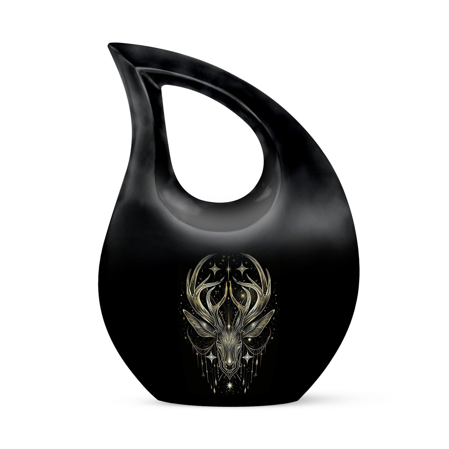 Moose Walking memorial urn