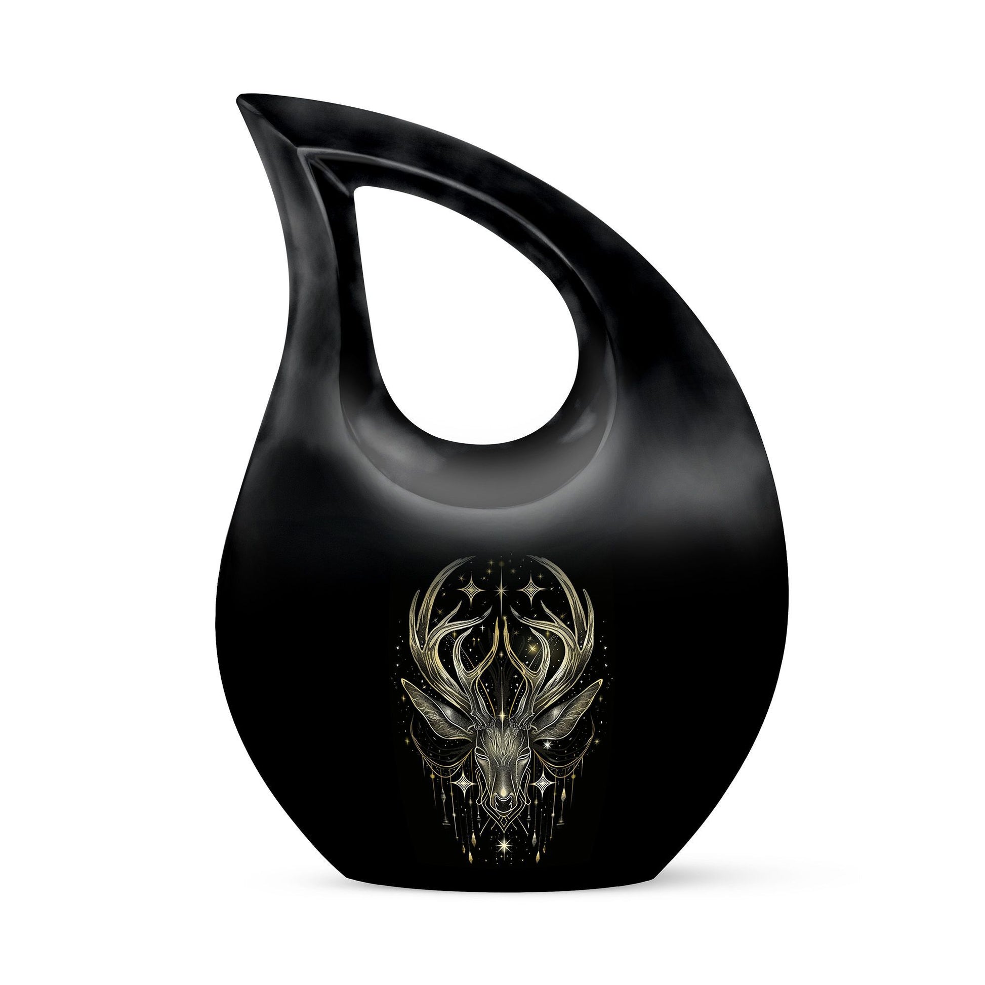 Moose Walking memorial urn