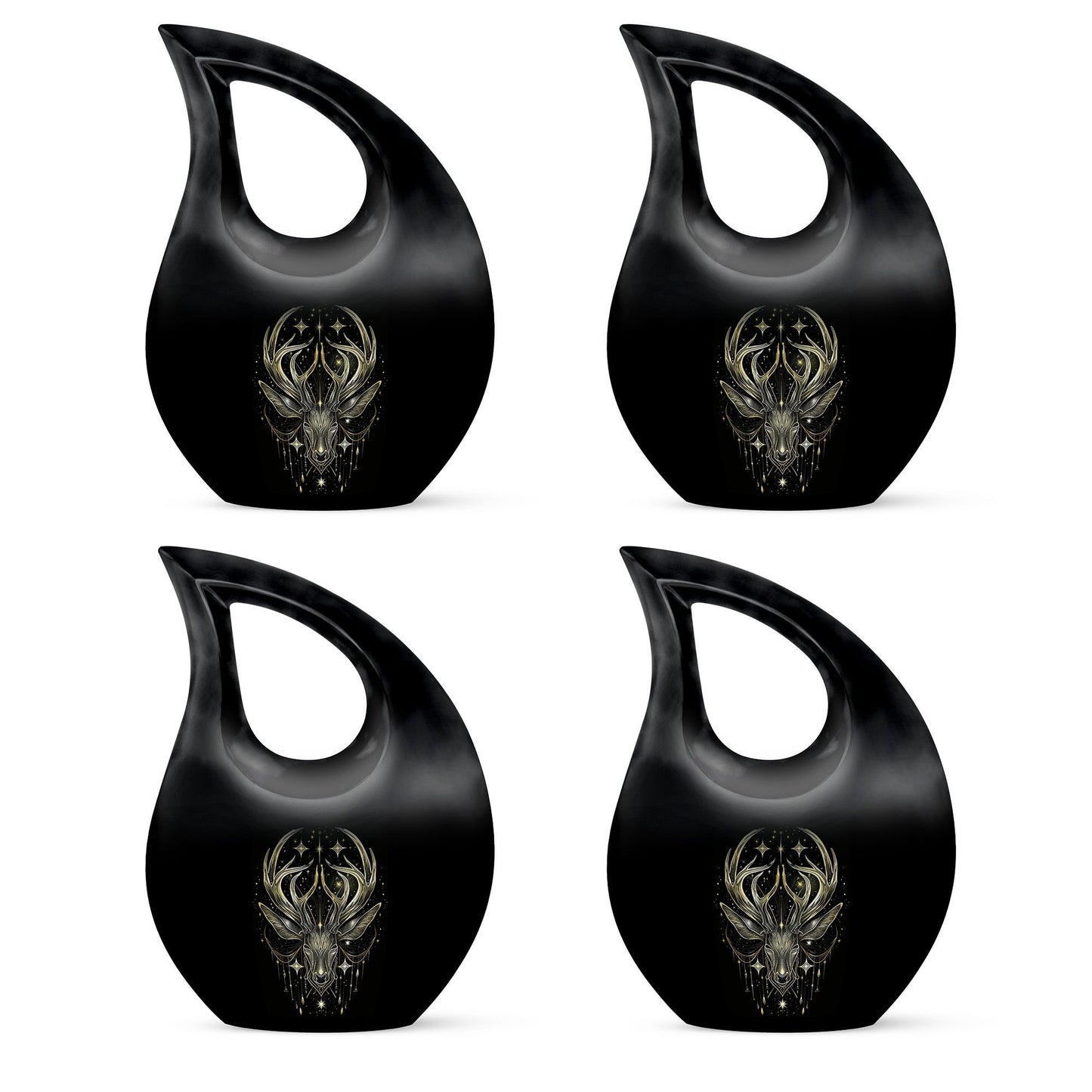 Moose Walking memorial urn