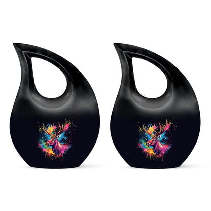 Moose Walking Urn