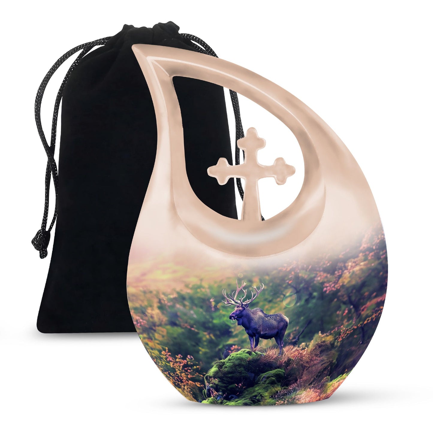 Moose Walking Urn For Human Ashes