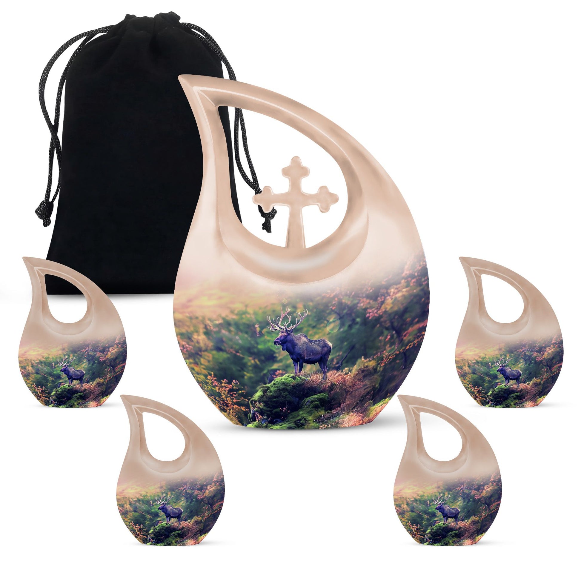 Moose Walking Urn For Human Ashes