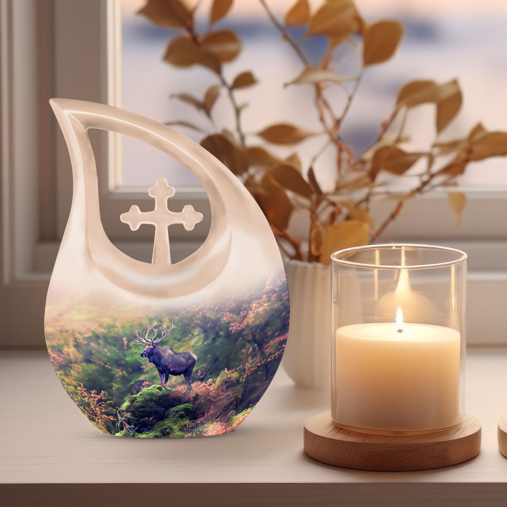 Moose Walking Urn For Human Ashes