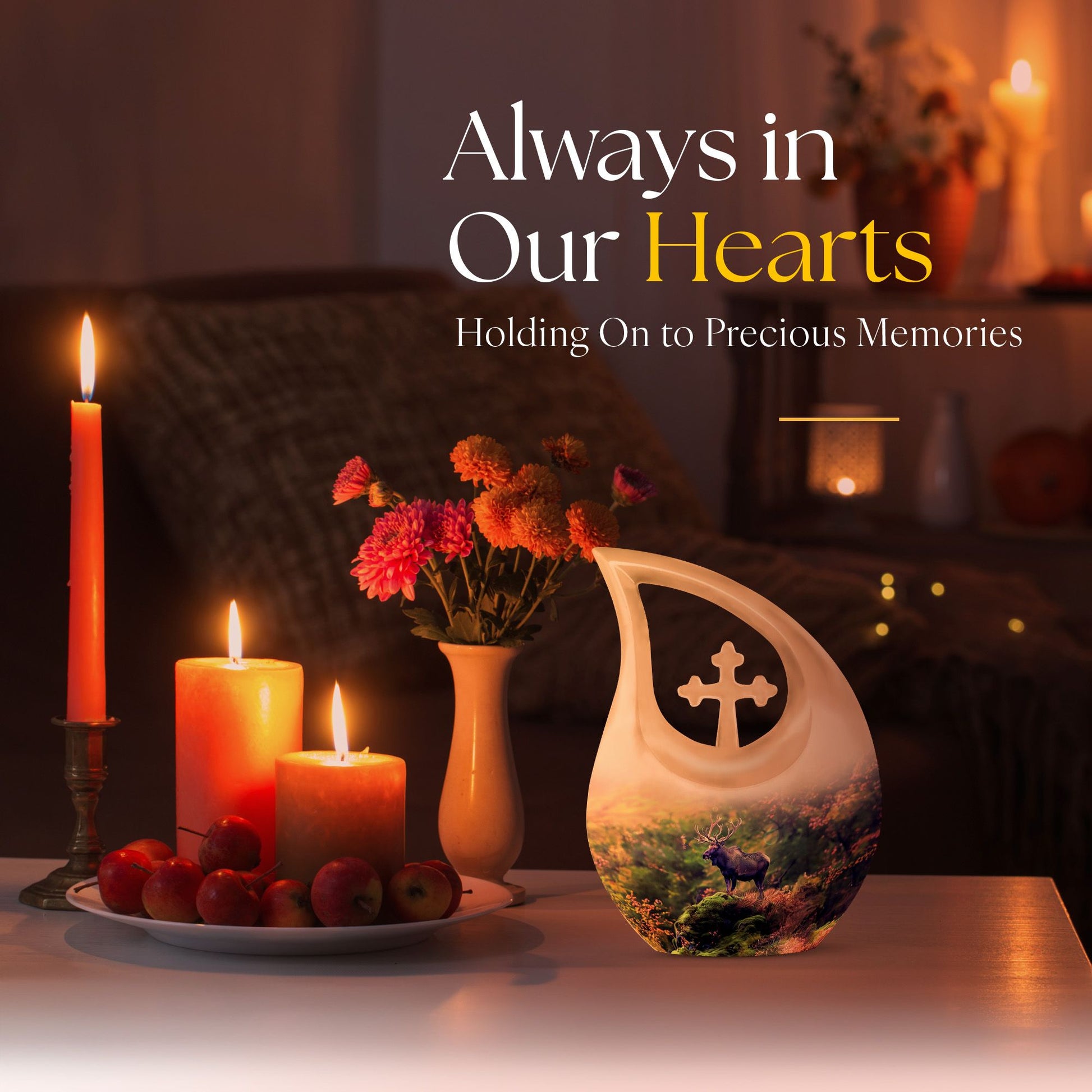 Moose Walking Urn For Human Ashes