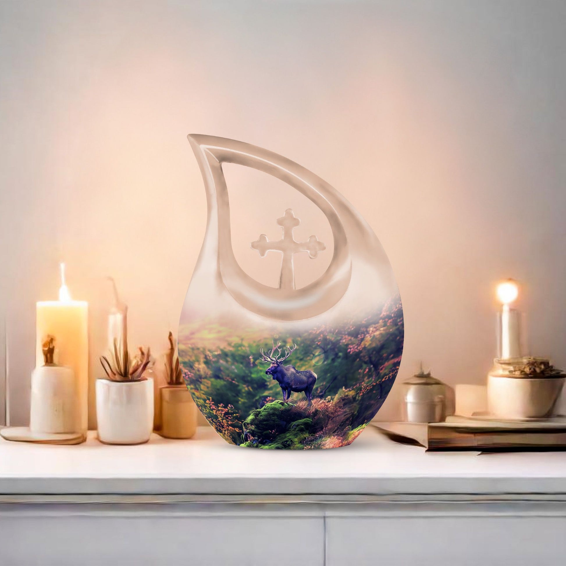 Moose Walking Urn For Human Ashes