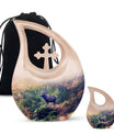 Moose Walking Urn For Human Ashes