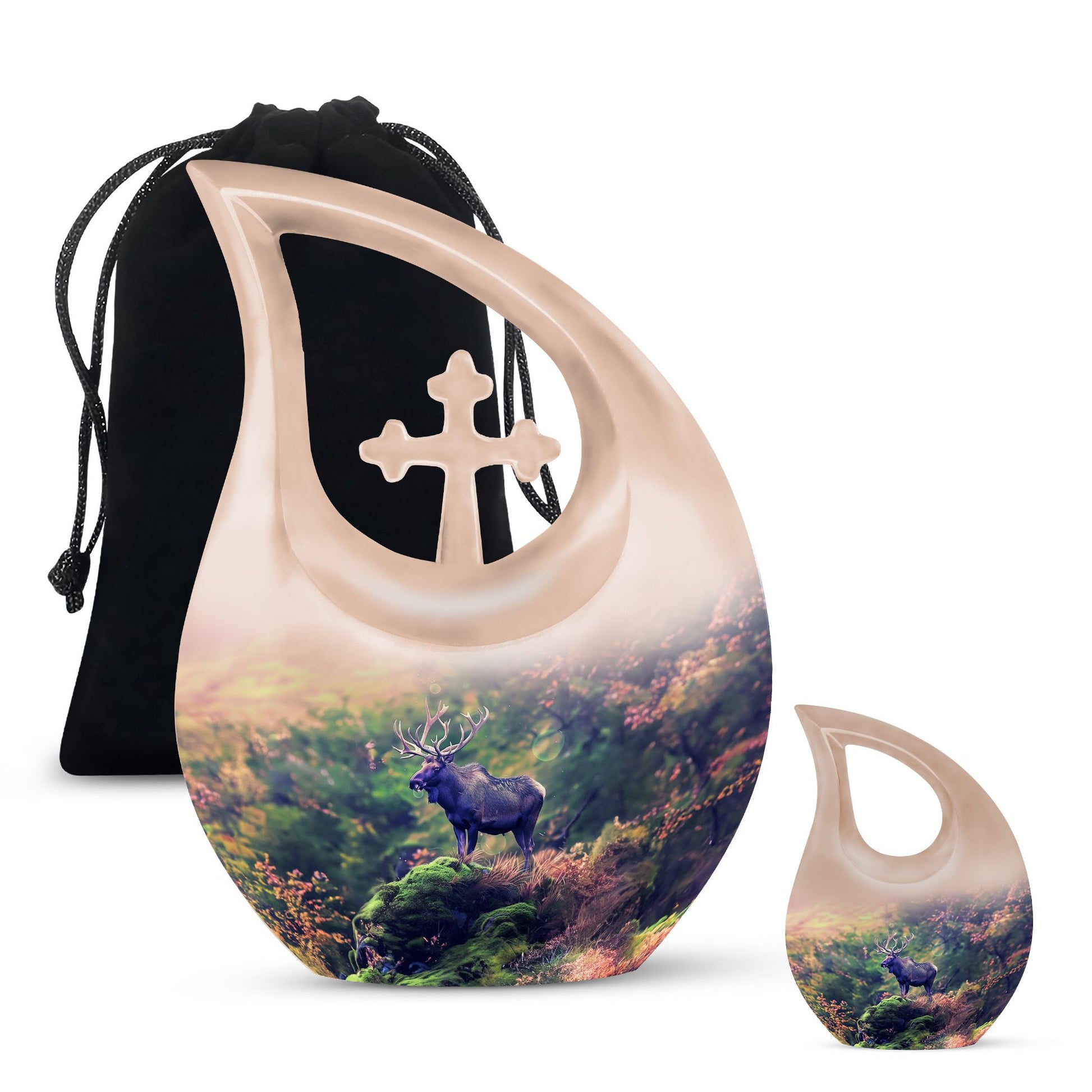 Moose Walking Urn For Human Ashes