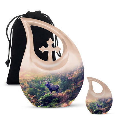 Moose Walking Urn For Human Ashes