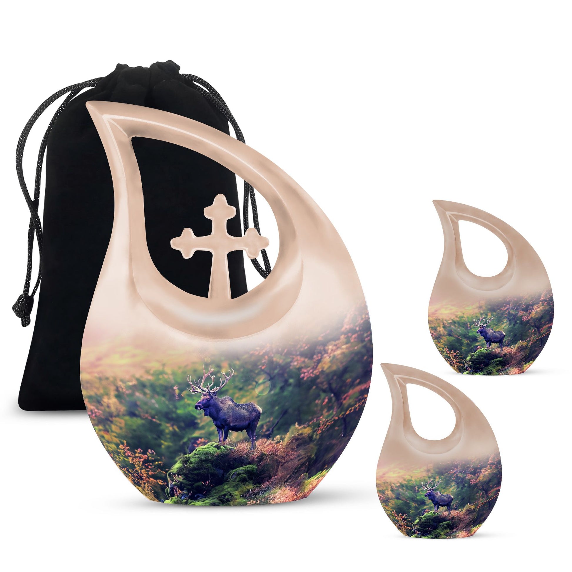 Moose Walking Urn For Human Ashes