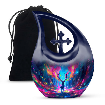 Moose Walking Urn