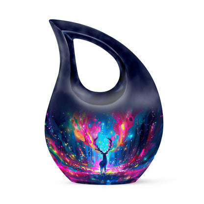 Moose Walking Urn