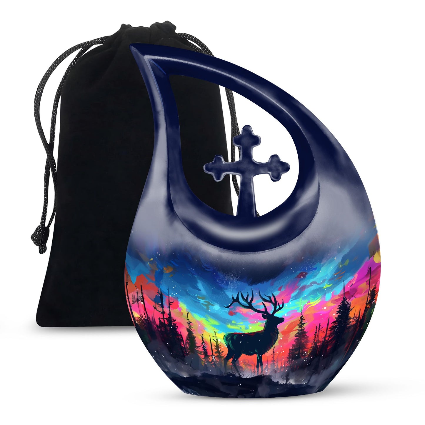 Moose Walking urn