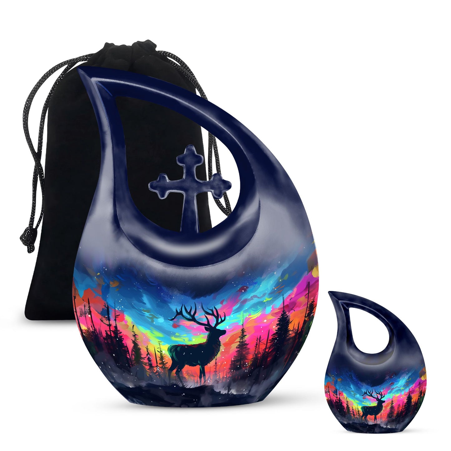 Moose Walking urn