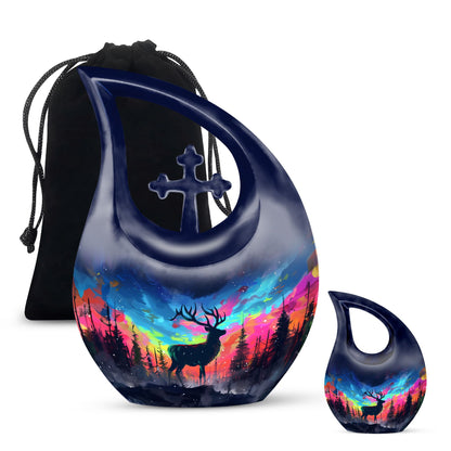 Moose Walking urn