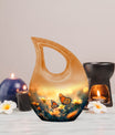 Butterfly-themed Urn