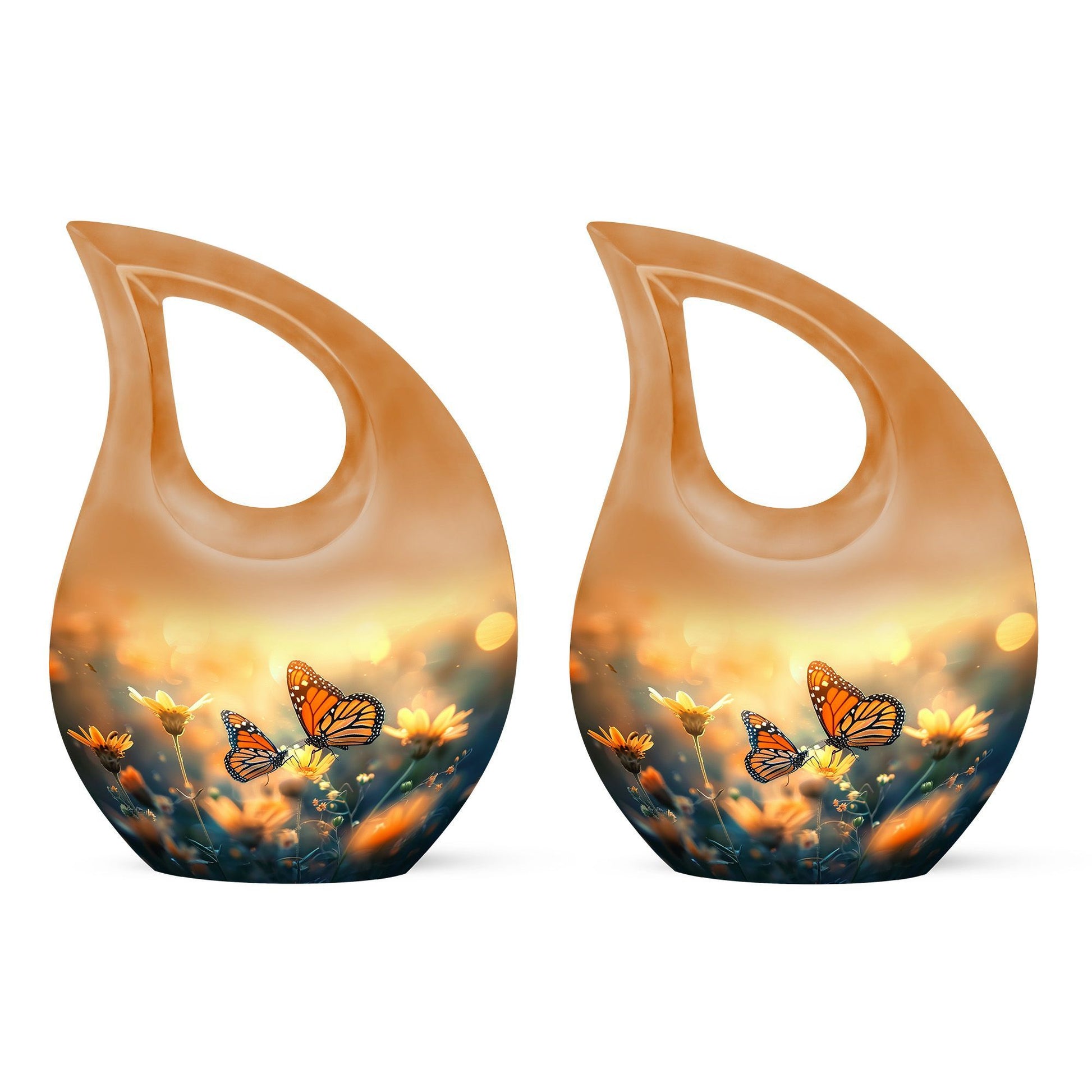 Butterfly-themed Urn