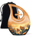 Butterfly-themed Urn