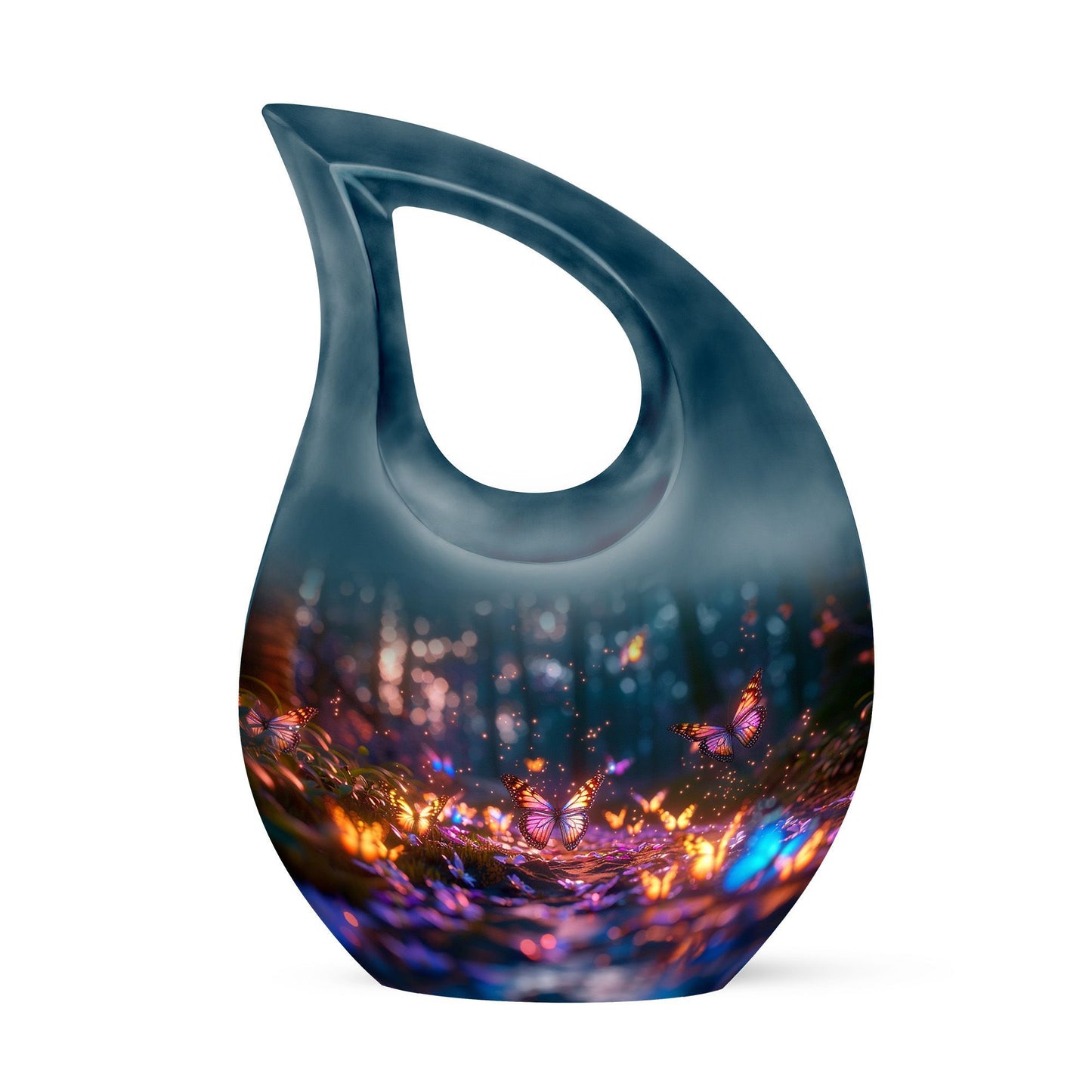 Cross Drop Butterfly Urn for ashes