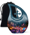 Cross Drop Butterfly Urn for ashes