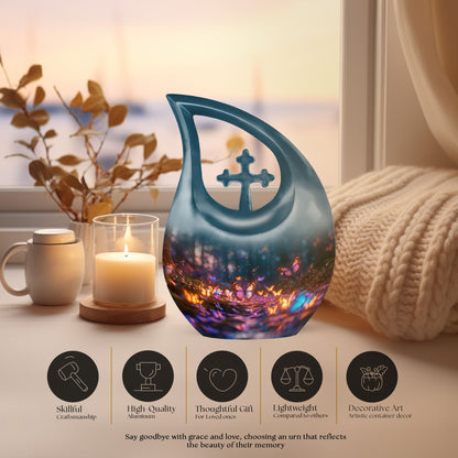 Cross Drop Butterfly Urn for ashes