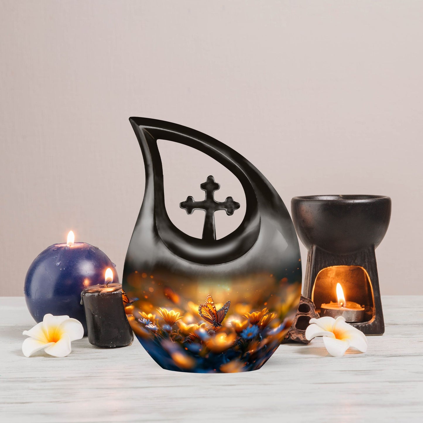 Butterfly Themed Mini Urn