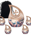 Butterfly-themed Cross Drop Urn