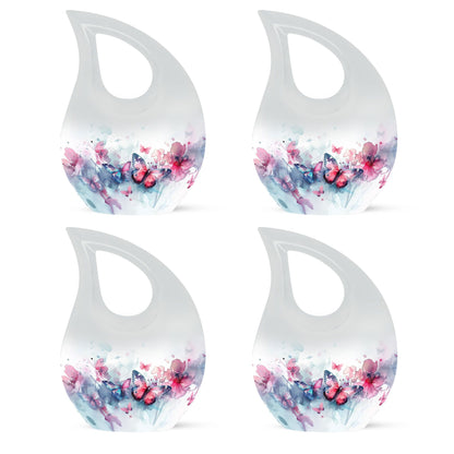 Butterfly theme Cross Drop Urn