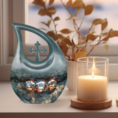 Diamond themed  Large Urn