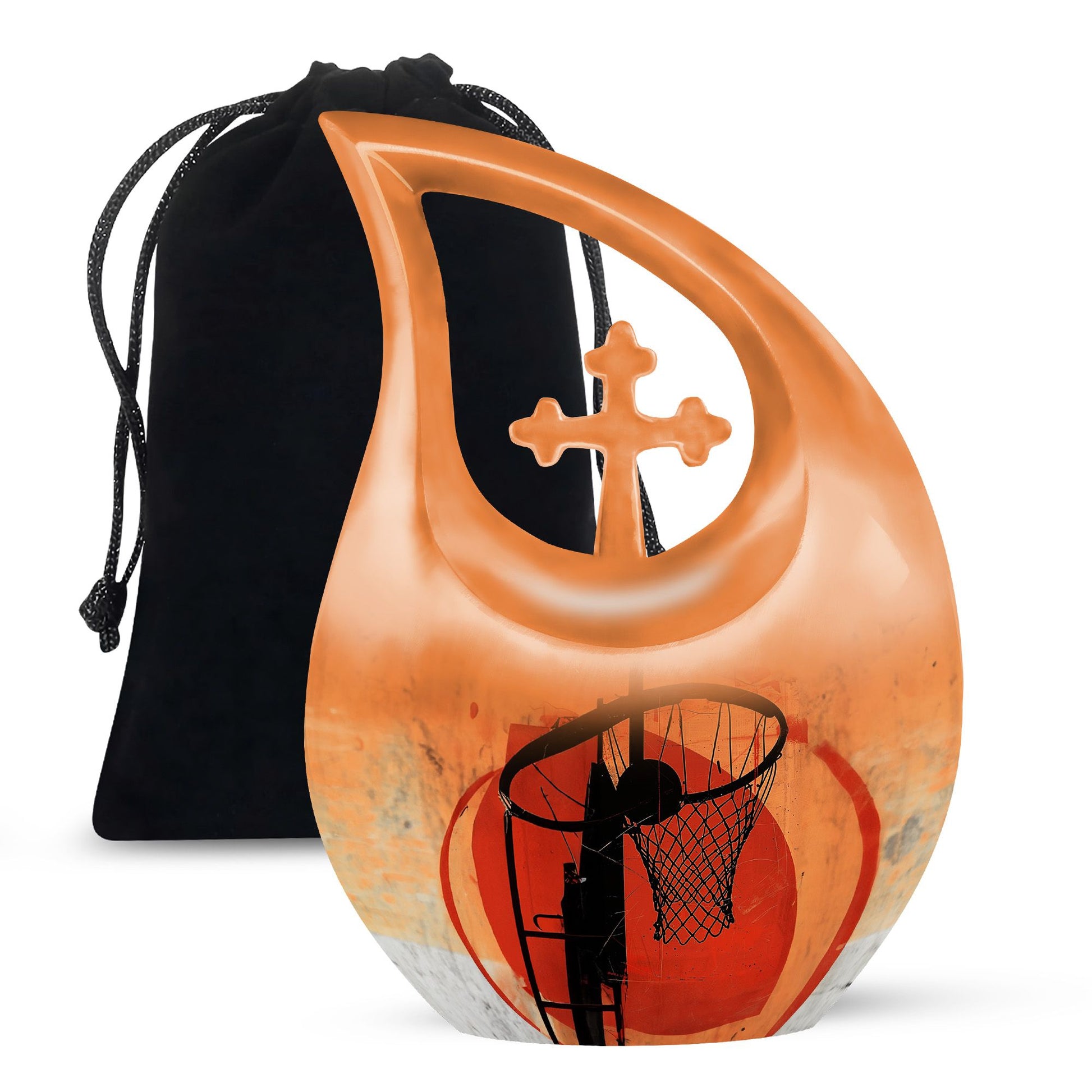 Basketball-Themed Urn for Ashes