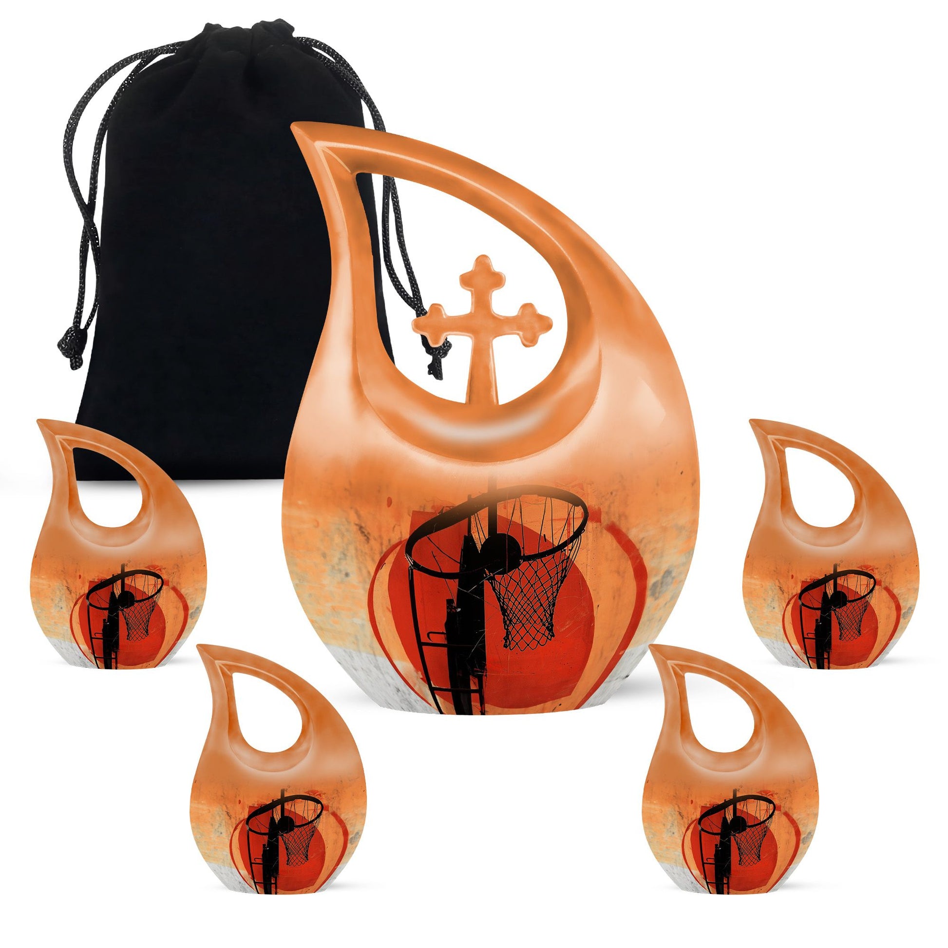 Basketball-Themed Urn for Ashes