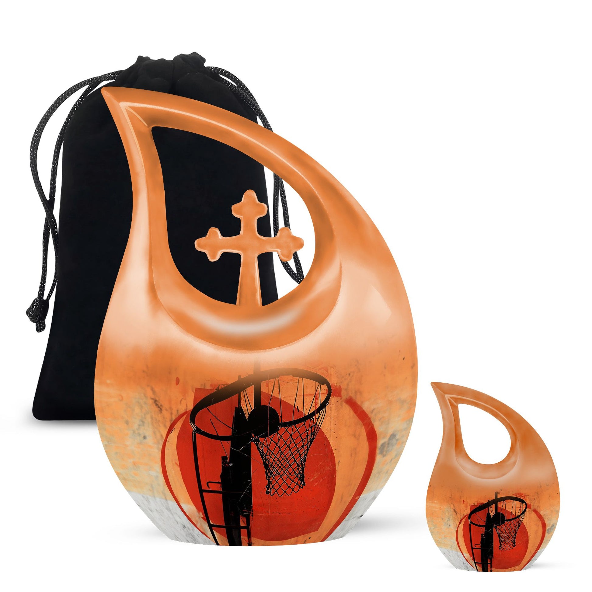 Basketball-Themed Urn for Ashes