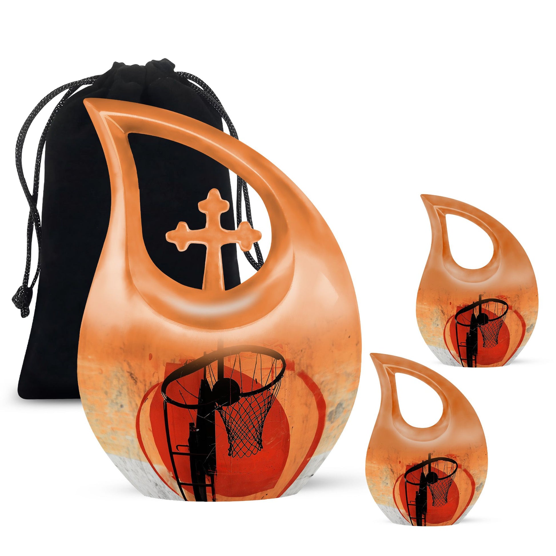 Basketball-Themed Urn for Ashes