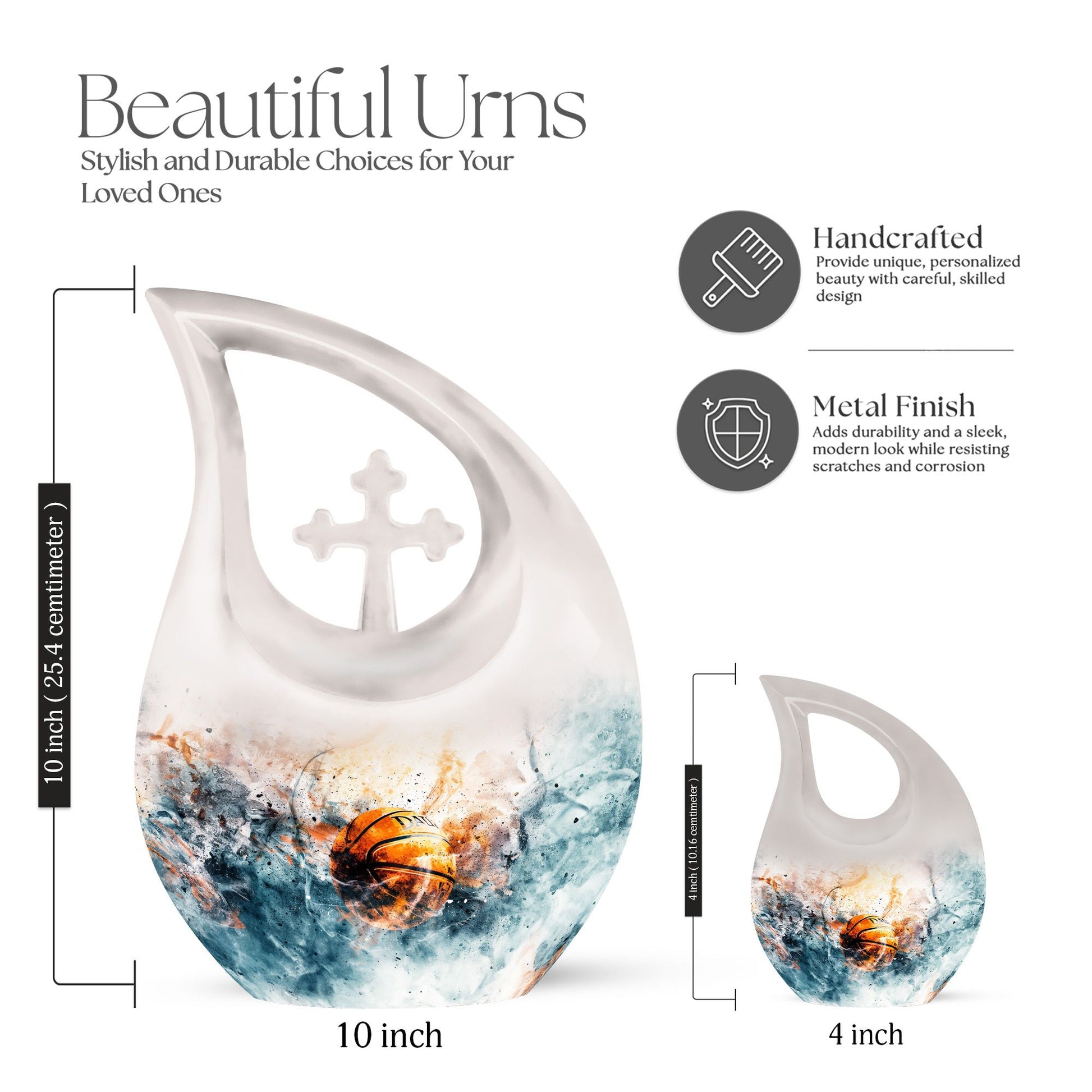 aluminium basketball urn