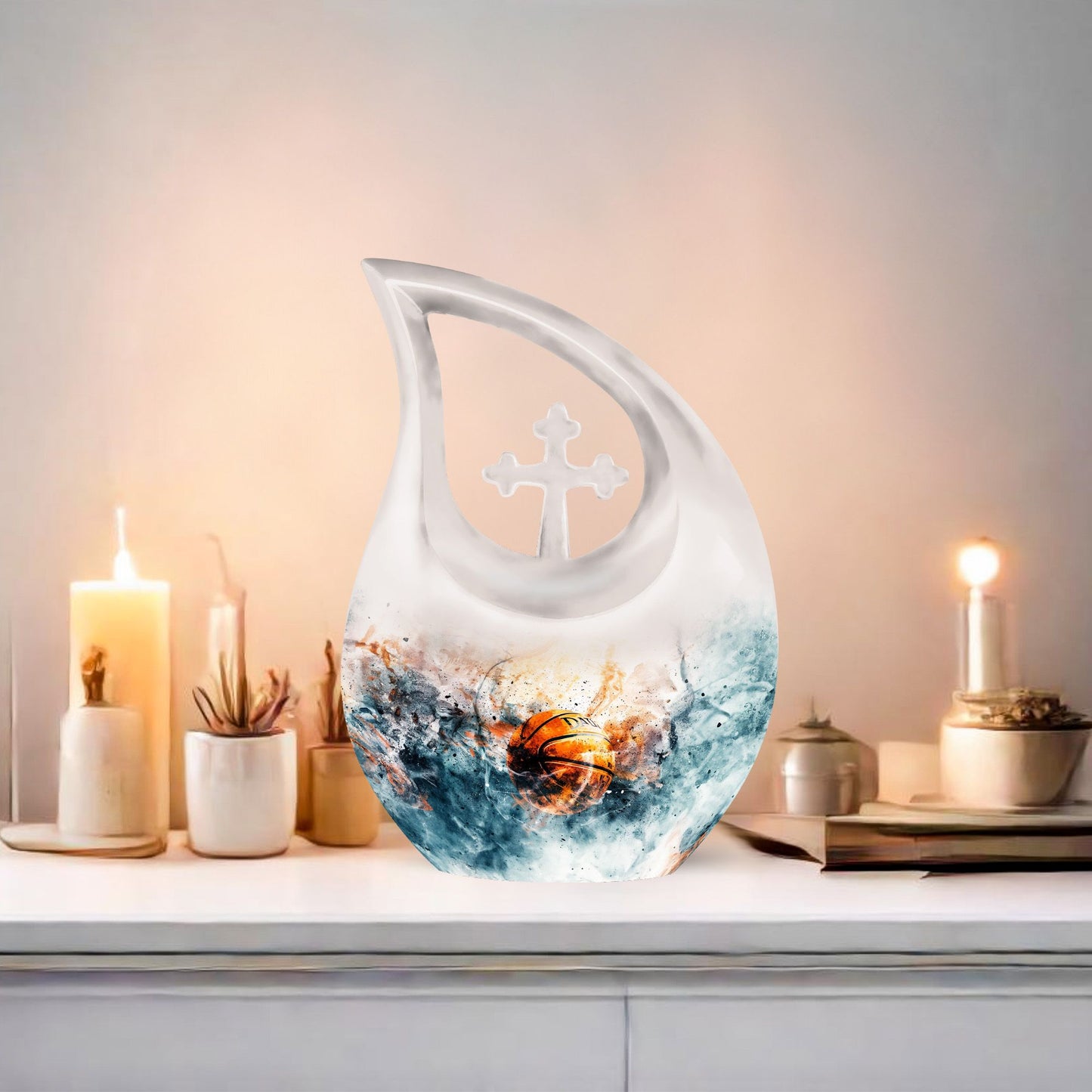 aluminium basketball urn