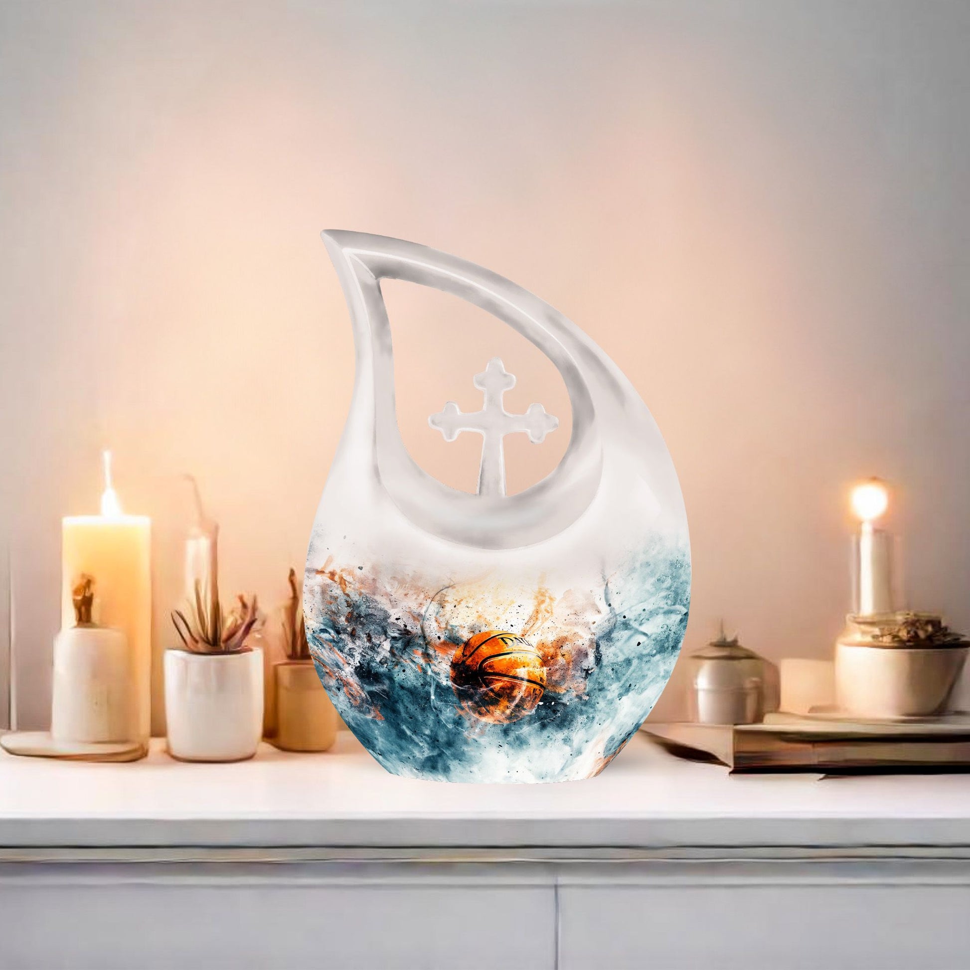 aluminium basketball urn