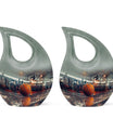 Small cremation basketball urn