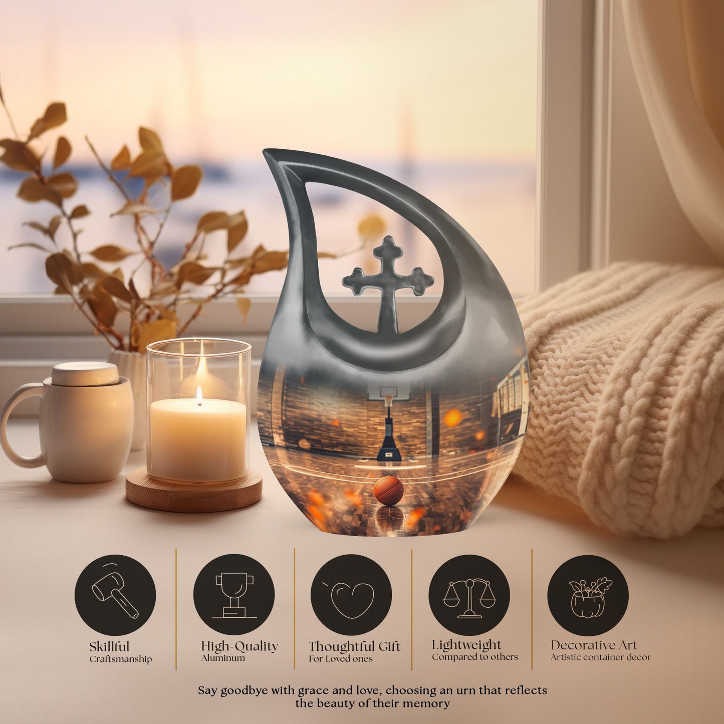 Basketball Urn for Mom