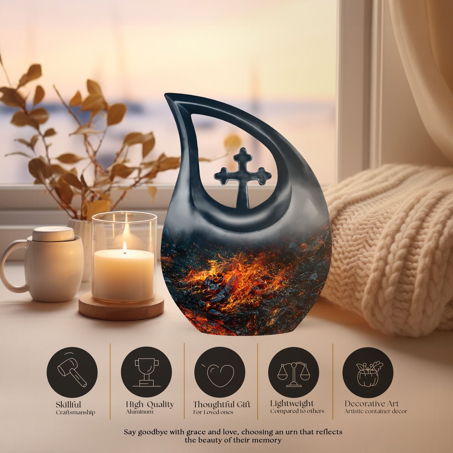 10 Inch Fire Urn