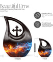 large fire urn for memorial
