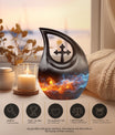 large fire urn for memorial
